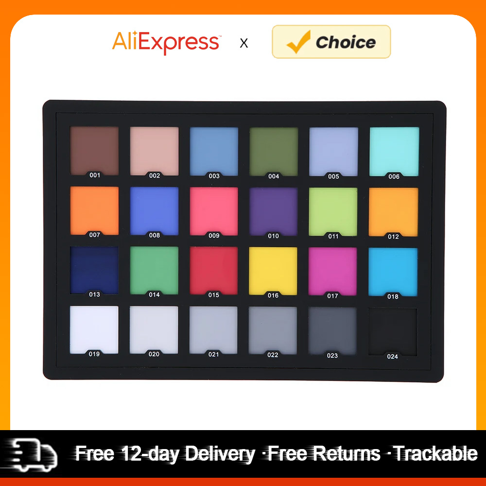 Color Checker Card - Prueba profesional de tarjetas de 24