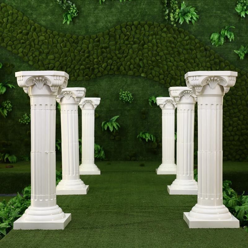 Photography Aesthetic - Columna Romana de Plástico Blanca de