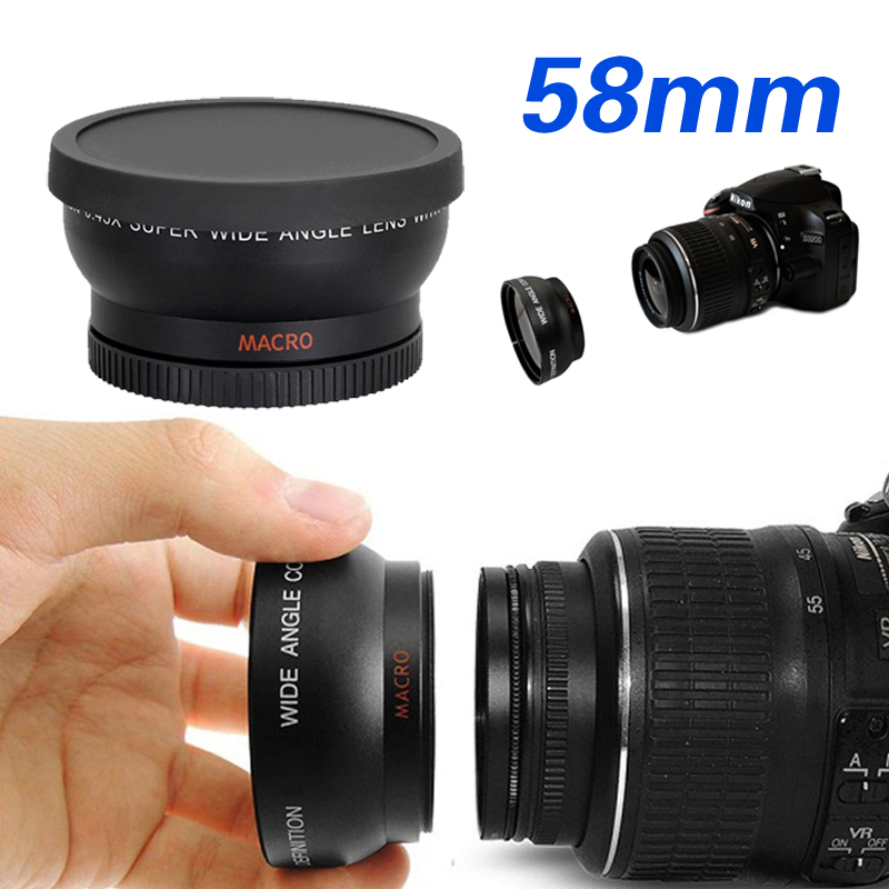 Photography Angles - 58mm 0.45X Super Macro gran angular