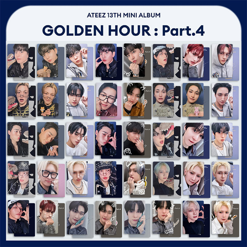 Photography News - ATEEZ 5 piezas/set GOLDEN HOUR 4
