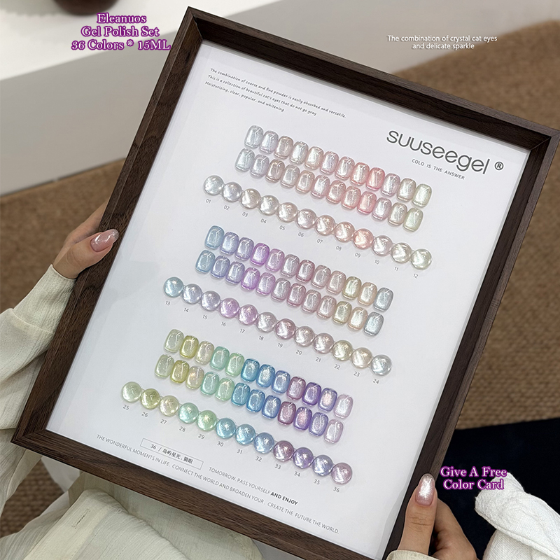Color Checker Card - Set de 36 Colores de Esmalte