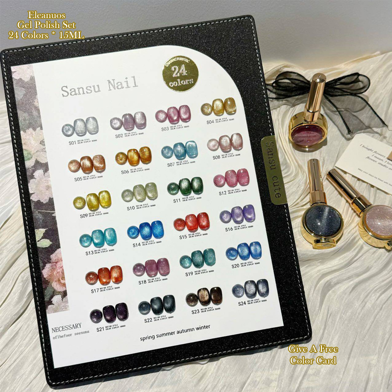 Color Checker Card - Esmalte de Uñas Sansu Nail, 24