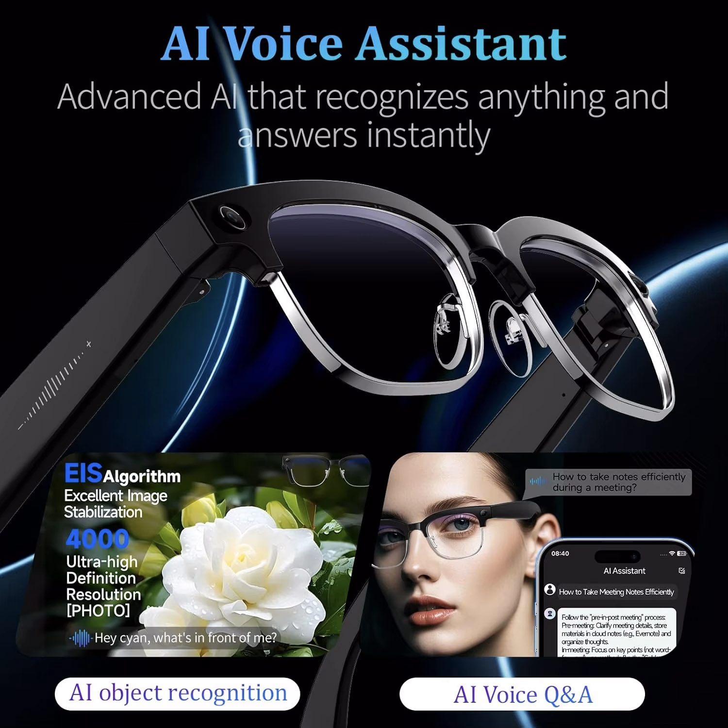 Gafas Inteligentes con Cámara  - Photography With Ai reseña y precio