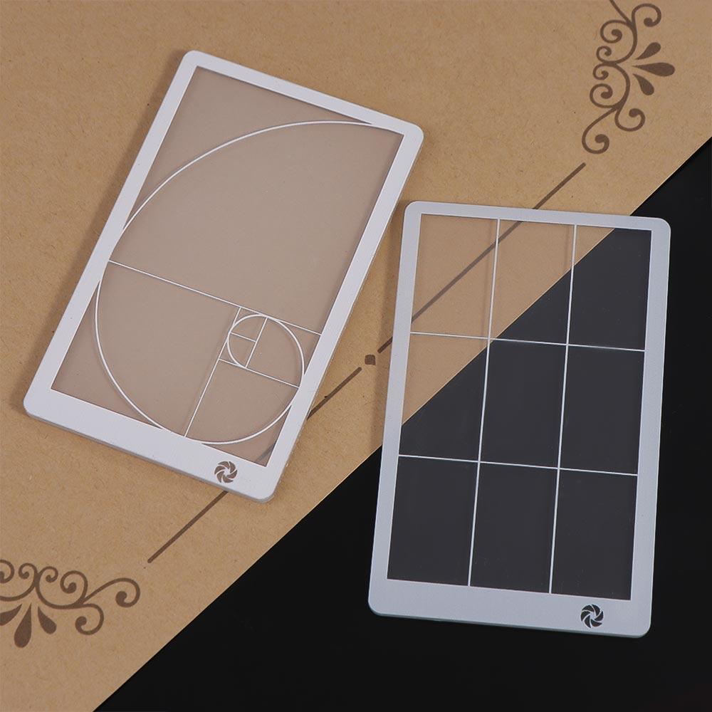 Regla de visor transparente pa - Photography Golden Ratio reseña y precio
