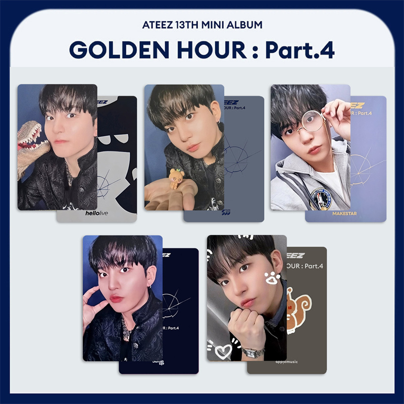 ATEEZ 5 piezas/set GOLDEN HOUR - Photography News reseña y precio