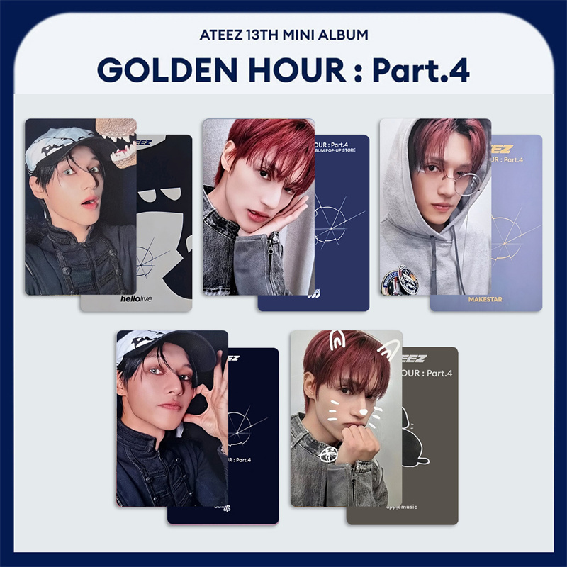 ATEEZ 5 piezas/set GOLDEN HOUR - Photography News reseña y precio