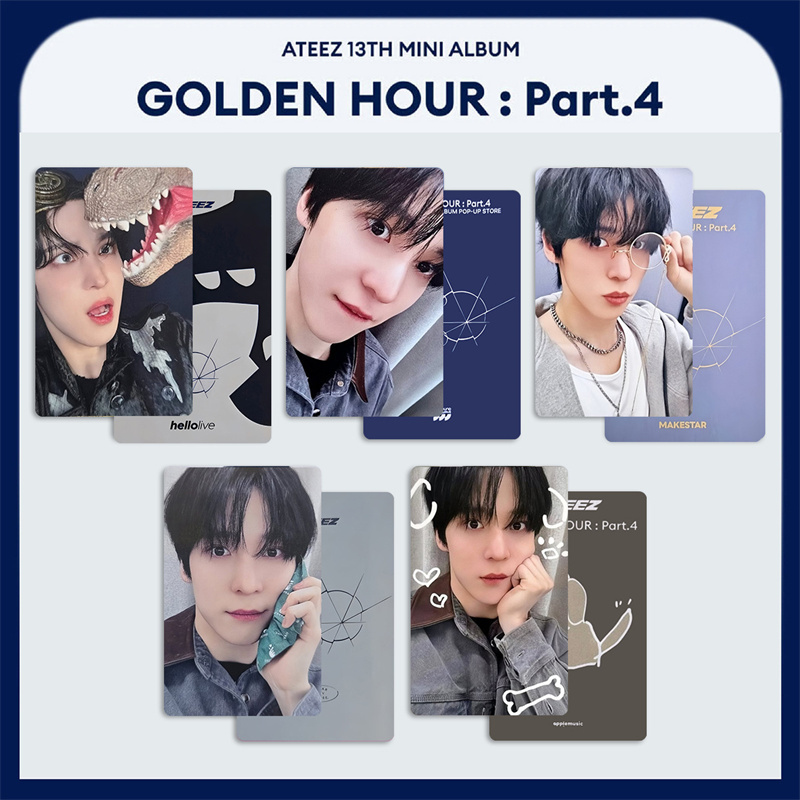 ATEEZ 5 piezas/set GOLDEN HOUR - Photography News reseña y precio