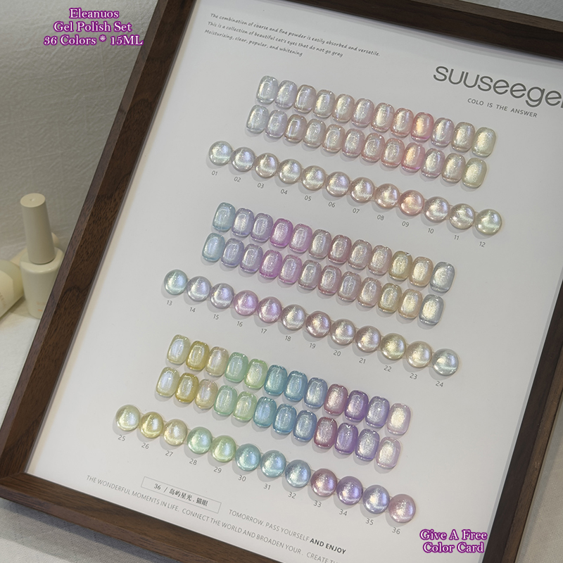 Set de 36 Colores de Esmalte d - Color Checker Card reseña y precio