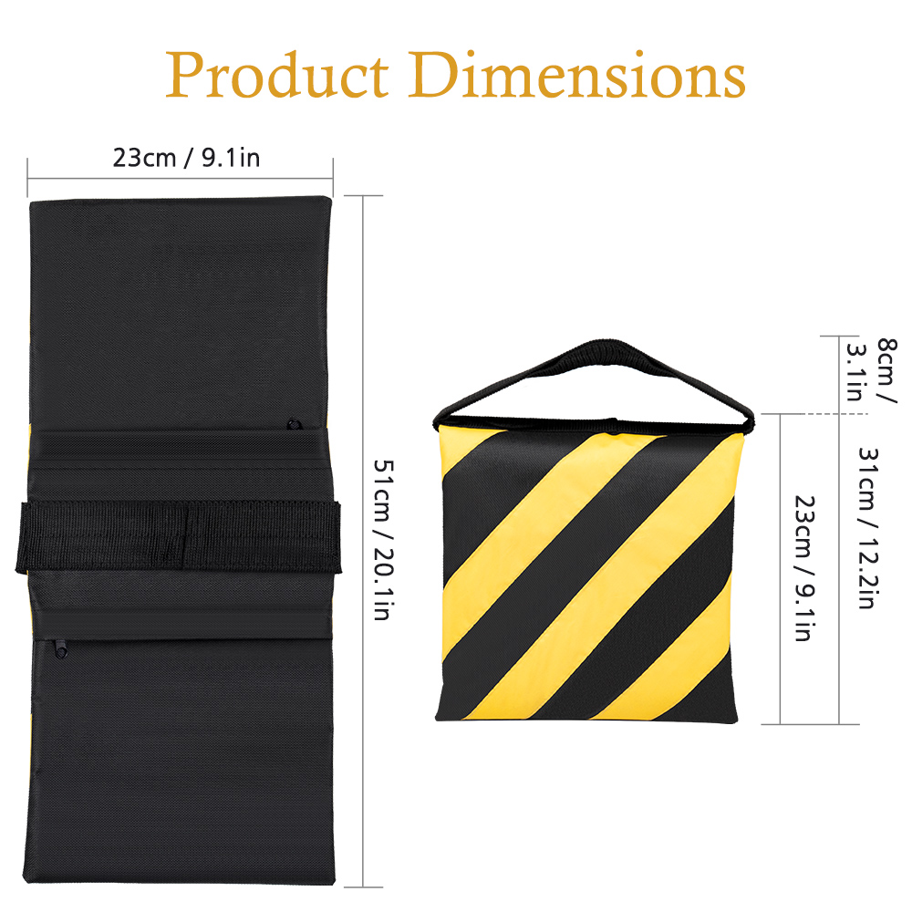 Bolsas de arena para fotografí - Photography Yellow Light reseña y precio